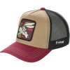 Capslab Looney Tunes Trucker Coyote/Burgundy/Camel one size