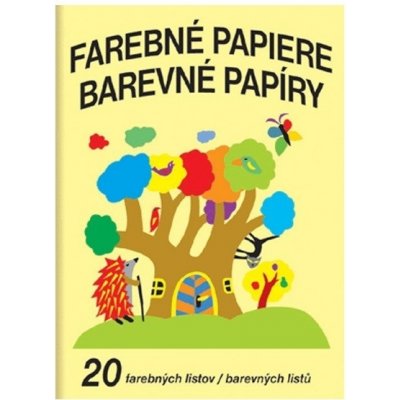 Farebný papier 20 listov