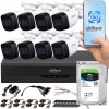 Dahua monitorovacia súprava XVR 1TB 8 5MPx 2,8 mm dome kamier
