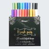 AKRYLOVÉ MARKERY - ARTMAGICO - BRUSH PENS | 1-3 MM - METALICKÉ | 20 KS