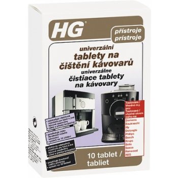 HG univerzálne čistiace tablety na kávovary 10 ks