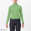 Castelli ALPHA DOPPIO ROS dámska bunda, svetlozelená M