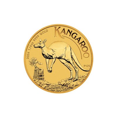 The Perth Mint zlatá minca Kangaroo 2024 1/4 oz