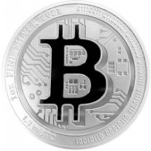 New Zealand Mint strieborná minca Bitcoin 2021 1 Oz