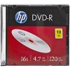 HP DVD-R, DME00085-3, 4.7GB, 16x, slim case, 10-pack, bez možnosti potlače, 12cm, 69314, pre archiváciu dať