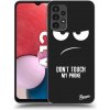 Picasee silikónový čierny obal pre Samsung Galaxy A13 4G A135 - Nesiahajte mi na telefón
