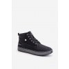 Lace-up men's ankle boots Big Star Hi-Poly System black čierna 43-46 BIG STAR SHOES 5900714805593