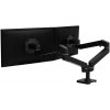ERGOTRON LX Pro Dual Side-by-Side Arm , stolní dvouramenný držák pro 2 monitry, černá