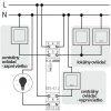 BIS-412/230 - Skupinové (hotelové) impulzné relé, 230V, 16A, 1x NO/NC
