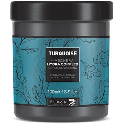 Black Turquoise Hydra Complex Mask Posilující maska s extraktem z mořské řasy 1000 ml