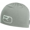 Čiapka Ortovox 120 COOL TEC LOGO BEANIE - svetlo šedá