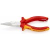 KNIPEX Kliešte pologuľaté s britmi TT 25 06 160 T BK