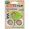 Tesa Eco & Crystal Lepiaca páska s dávkovačom 2 ks 19 mm x 10 m priehľadná