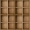Závesná knižnica v dekore duba v prírodnej farbe 70x70 cm Mistral – Hammel Furniture