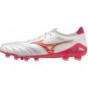 MIZUNO MORELIA NEO IV BETA ELITE KOPAČKY PÁNSKÉ - Bílá, Růžová - veľkosť 8 uk