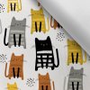 Takoy Látka s potlačou nepremokavý polyester TD / NS cats dopredaj-NS-5504