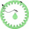 Masážna hula hoop HMS HHW01 so závažím zelená