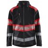 Blåkläder AB 4494 Hi-Vis Softshell Jacket Farba: Cerná/cervená, Veľkosť: 4XL