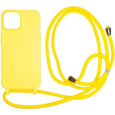 Mobile Origin Lanyard Case Yellow iPhone 15 LYC-S-YLW-15