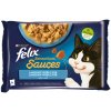 Felix Sensations Jellies losos a treska v želé 4 x 85 g