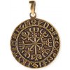 imago Bronzový amulet Vikingský kompas FC21431X