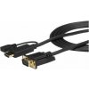 StarTech.com HDMI to VGA Cable - 3 ft / 1m - 1080p - 1920 x 1200 - Active HDMI Cable - Monitor Cable - Computer Cable (HD2VGAMM3) - Kabel adaptéru - HDMI, Micro-USB typ B (pouze napájení) do HD-15 (VG