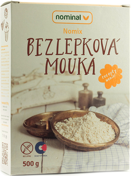 NOMINAL Bezlepková múka Nomix 500g od 2,6 € - Heureka.sk