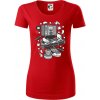 DJ meter - Dámske tričko z organickej bavlny Origin (GOTS) - M ( Červená )