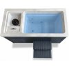 Cool Pool Pro Sterling 178 x 84 x 95 cm strieborno sivý 114500-X