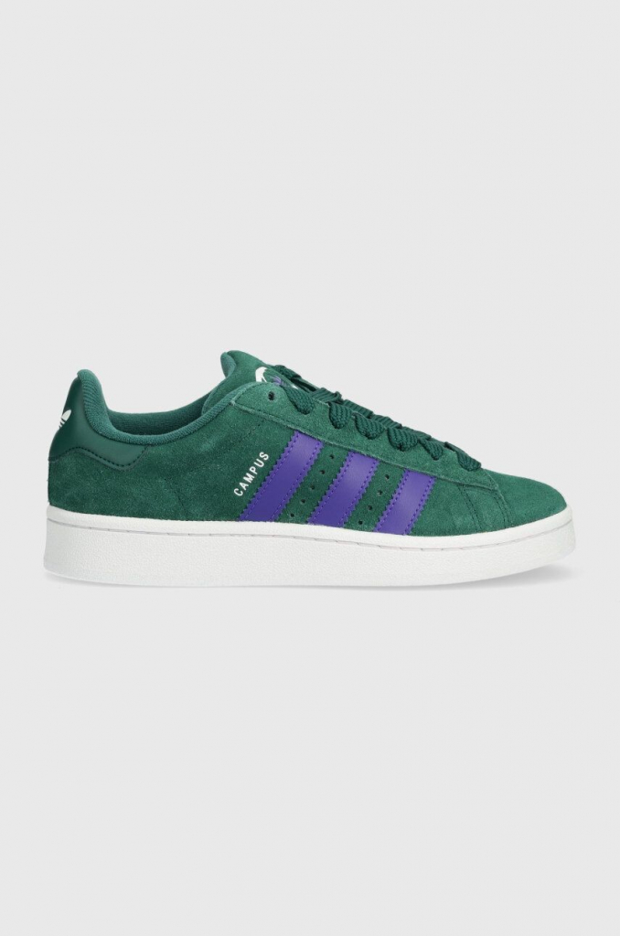 adidas Originals 00s Campus semišové tenisky zelená