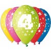 Nafukovacie balóniky, 30 cm, číslica „4
