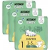 MOOMIN BABY 1 Eko plienky mesačné balenie newborn 2–5 kg 75 kusov