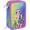 Školský trojposchodový peračník Rainbow High Silver Style AC31 s výbavou, 503022065