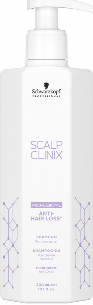 Schwarzkopf Scalp Clinix Microbiome Anti-Hair Loss Shampoo 300 ml