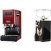 Gaggia New Classic E24, red + Eureka Mignon Specialita, CR black
