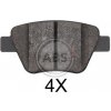 A.B.S. Sada brzdových platničiek kotúčovej brzdy 37784
