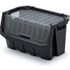 Prosperplast Plastový úložný box uzatvárateľný Trukmax Plus čierny 580x380x342