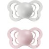 Bibs Couture ortodontické cumlíky prírodní kaučuk Haze/Blossom 2 ks
