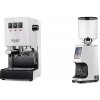Gaggia New Classic E24, white + Eureka Atom Specialty 75, white