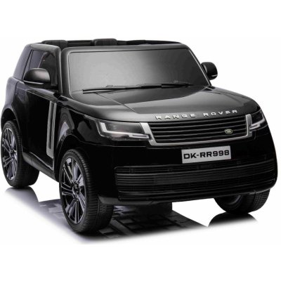 BENEO Range Rover model 2023, Dvojmiestne, čierne, Koženkové sedadlá, Rádio so vstupom USB, Zadný Po RANGE_ROVER_BLACK - Elektrické autíčko