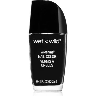 Wet n Wild Wild Shine vysoko krycí lak na nechty odtieň Black Creme 12.3 ml