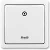 ABB, s.r.o. Classic - 3553-91289 B1 - Ovládač 1/0S, kryt s priezorom - biela