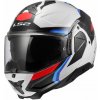 LS2 Helmets LS2 FF910 ADVANT II TRIPLE WHITE BLUE RED - XXL