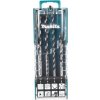 MAKITA E-15855 sada vrtáků TCT MULTIMATERIAL, 3-10mm, 8-dílná, válcová stopka