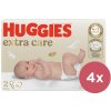 4x HUGGIES® Plienky jednorázové Extra Care 2 (3-6 kg) 58 ks VP-F178442