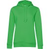 B&C Mikina B&C Inspire Hooded s kapucí, dámská COT01W34B09304-apple green XL Zelené jablko