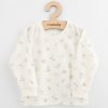 Detské bavlnené tričko s dlhým rukávom New Baby Kindergarten kvetinky, 98 (2-3r)