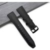 AC mobile Elegantný kožený opasok na chytré hodinky- 20 mm Barva: Čierna