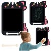 Zmazopísač LCD tablet pre deti s motívom mačky čierny