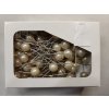 Ozdobné špendlíky 10 mm /65 mm ivory